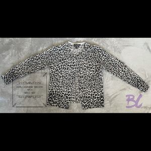 Leopard print Cashmere Sweater